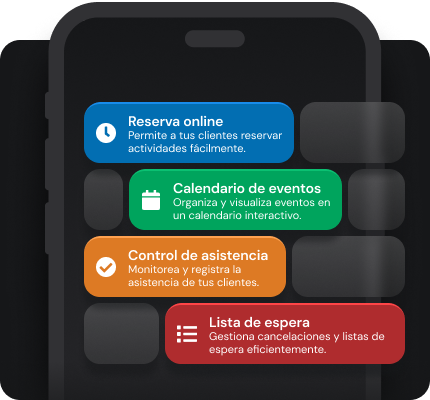 Calendario de actividades y reservas